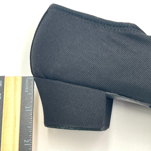 7W 7 WIDE Capezio Womens BR74 Practice Cuban‎ Ballroom Dance Shoes Heels - Picture 12 of 15